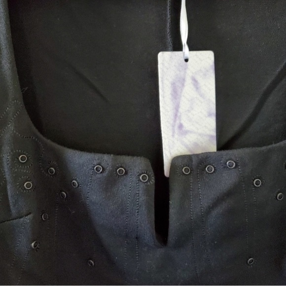 NWT LUCY PARIS ART DECO EMBROIDERED & RIVET DETAIL MINI DRESS S - Picture 5 of 9